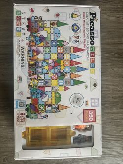 Brand New Unopened PicassoTiles Magnetic Tile Set 350 Pieces