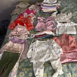 Ropa De Baby De Niña De 6 A 9 Meses Todo Está Casi Nuevo Muy Poco Uso 