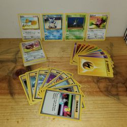 1995 Pokemon Card Collection! 63 In All! 34 Pokemon, 20 Energy And 9 Trainer Cards! 