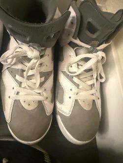Air Jordan 6 White Grey High-Top Sneakers