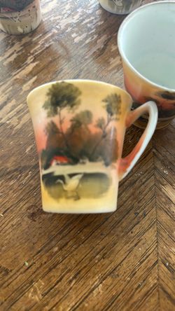 Vintage Scenic Landscape Ceramic Mug