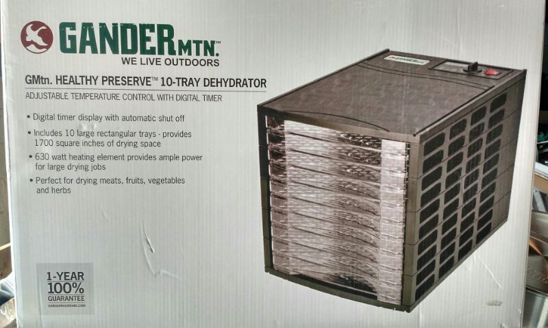 Gander mountain 10 tray dehydrator brand new