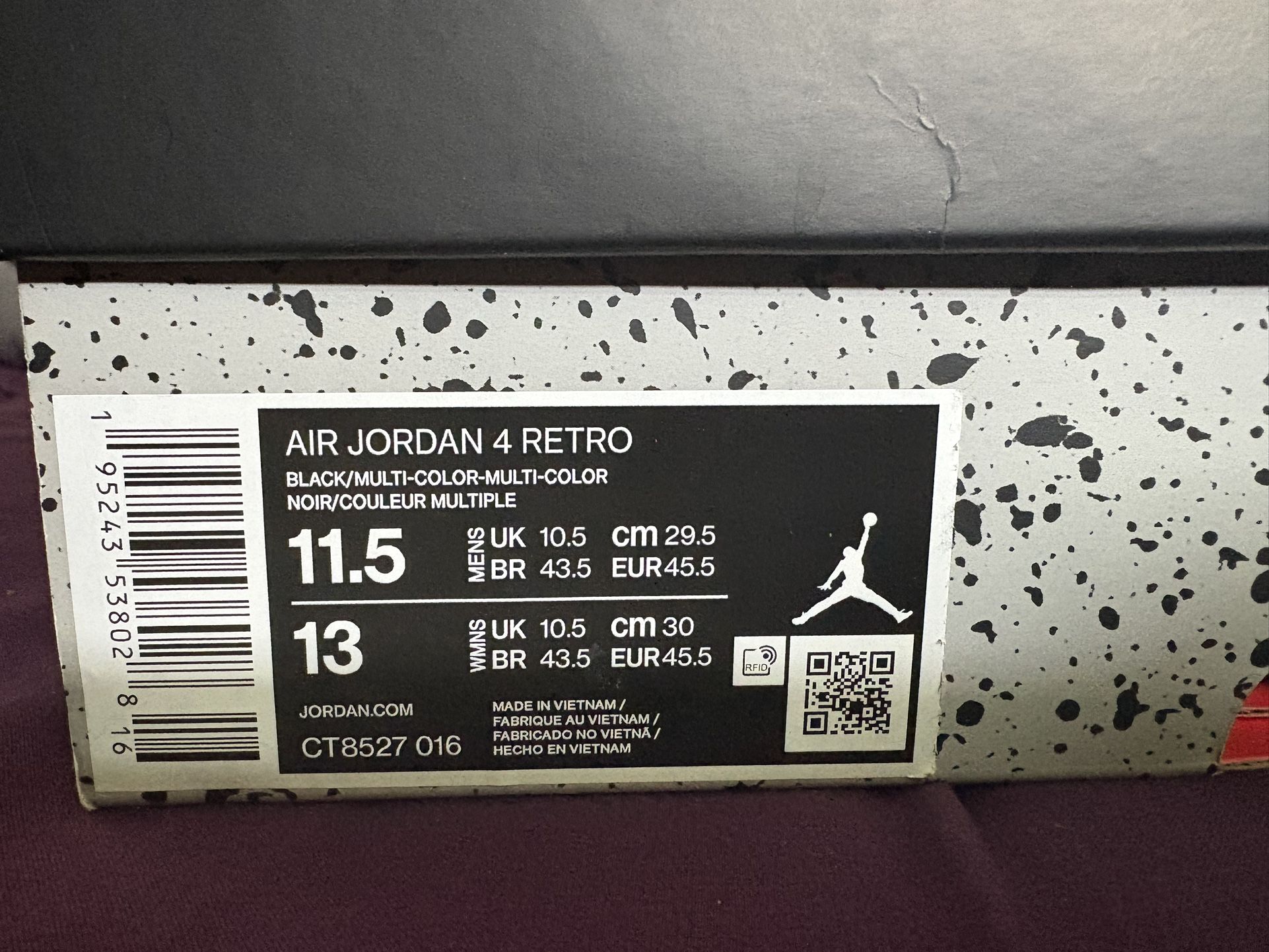 Jordan 4 Red Thunder