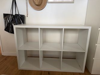 White Cube Storage Bookcase Shelving Unit
