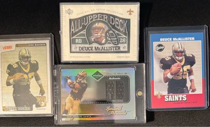 Deuce McAllister RC lot (2) patch (2)