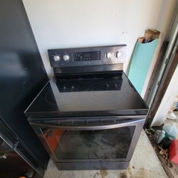 Samsung refrigerator and stove