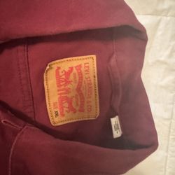 Levi’s Red Denim Jacket XXL