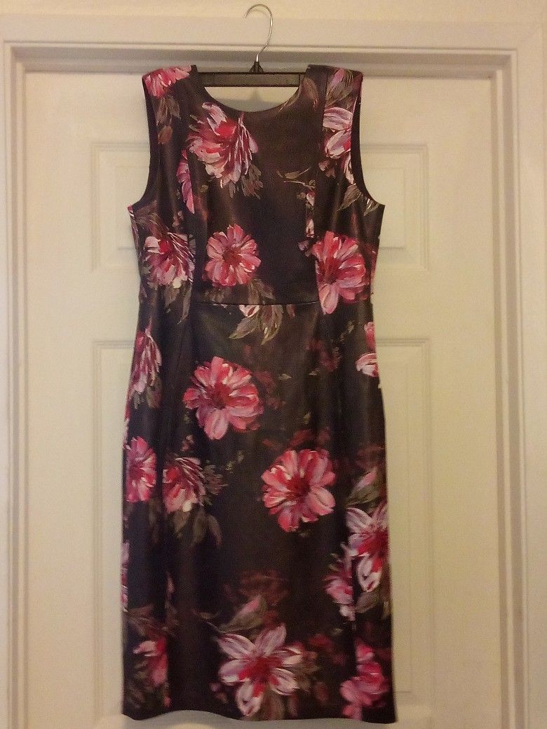 Calvin Klein Leather Dress & Michael Kors Sandles