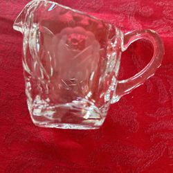 Crystal Cut Syrup Cup