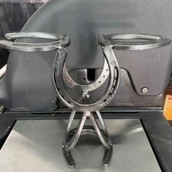 Custom Wine Glass and Bottle Holder
