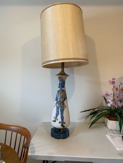 Vintage Mid-Century Figural Harlequin Table Lamp