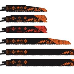 6 Pack Demolition METAL Wild Reciprocating Blades