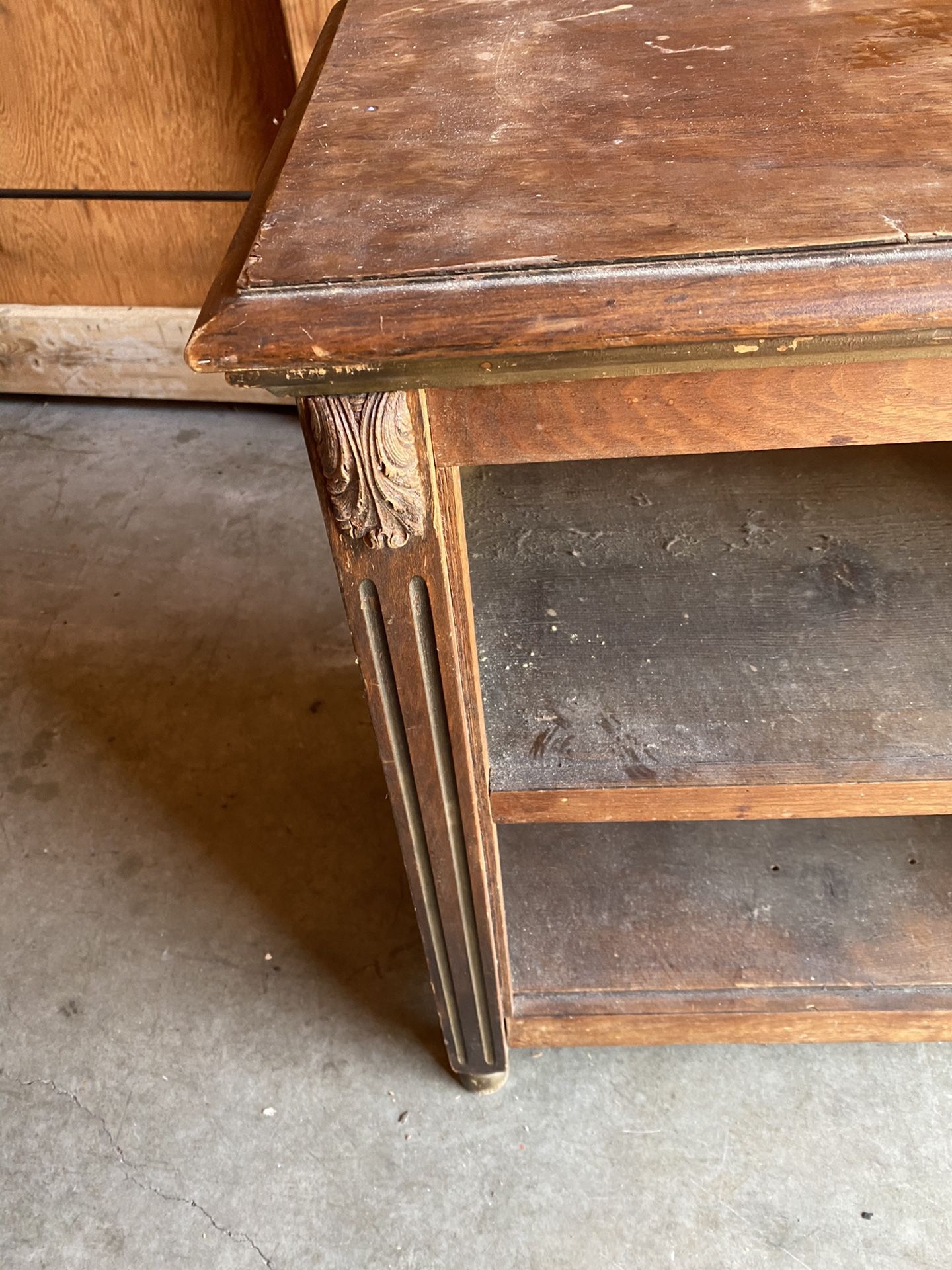 Antique cabinet - Needs to be refinished