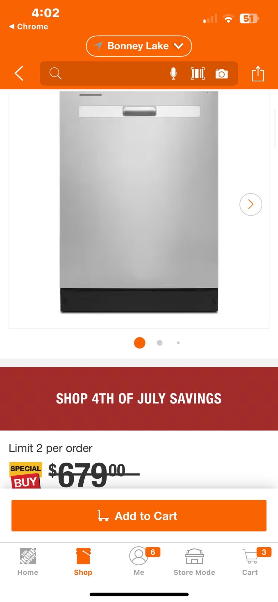 Whirlpool Dishwasher