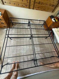 King bed frame . Black. Great condition