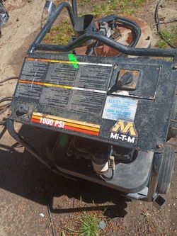 Mt M 1000 psi  Hotsy pressure washer