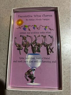 Set of 6 Wine Charms