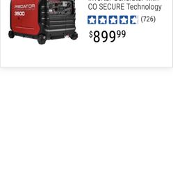Generador Predator Inverter 3500 Watts 