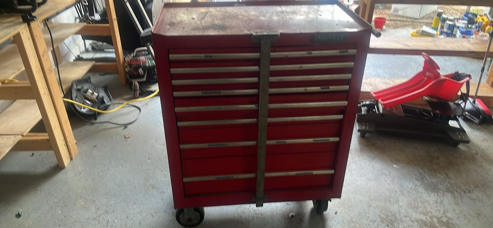 Proto 8-Drawer Rolling Tool Chest – $300