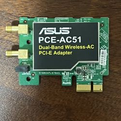 ASUS PCE-AC51 Dual-Band Wireless-AC PCI-E Adapter