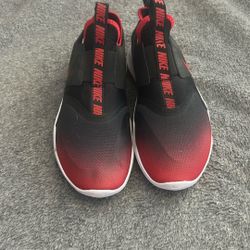 Red and Black Nike Shoes