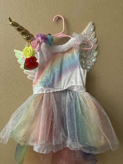 Unicorn Halloween Costume 18-24 Months Used In Excellent Condition 