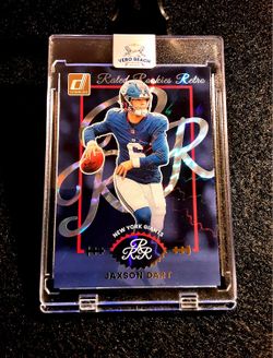 Jaxson Dart 2025 Donrus Rated Rookie  Retro NY GIANTS NFL 