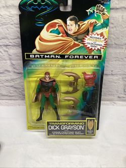 1995  VINTAGE Batman Forever 🎥 Transforming Dick Grayson to ROBIN by KENNER