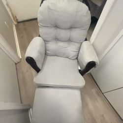 Gray Rocking Chair 