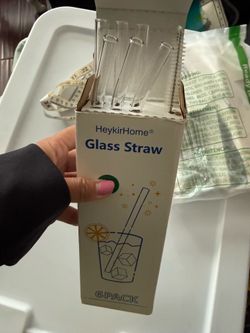 New glass straws