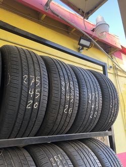 275/45/20 used tires 275-45-20 llantas usadas