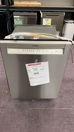Bosch 300 Series 24 in. Stainless Steel Front Control Tall Tub Dishwasher with Stainless Steel Tub in Stainless Steel, 48 dBA