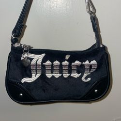 Black Mini Juicy Couture Shoulder Bag 