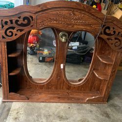 Antique Dresser  and  Head Board 