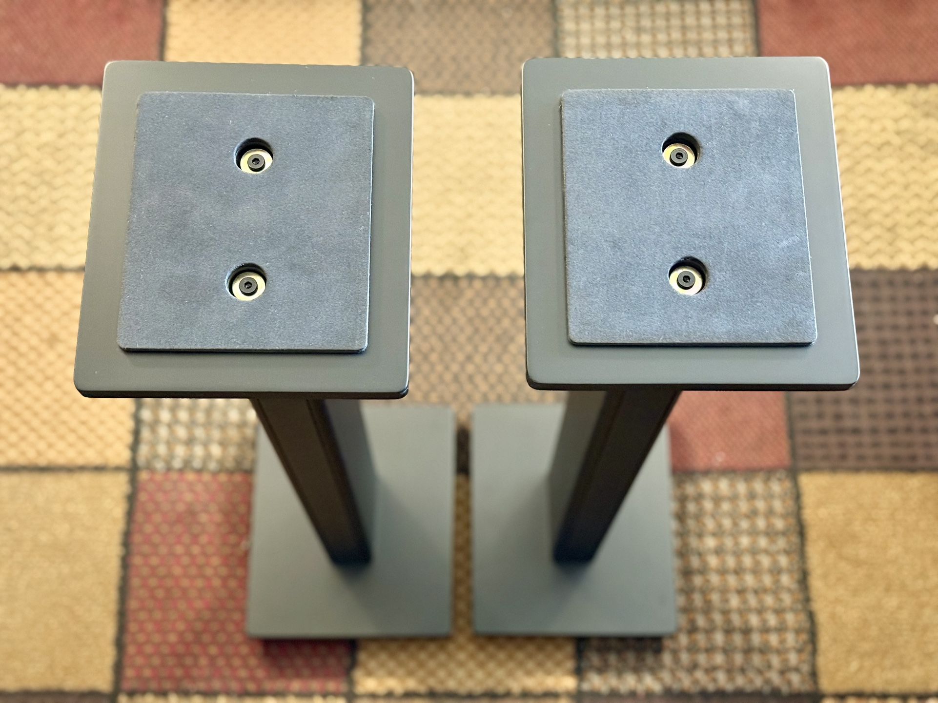 DR PRO SMS36BK WOOD STUDIO MONITOR STAND 36” PAIR, BLACK