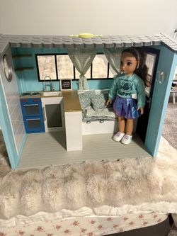 Beach Doll House With Accessories. $100