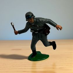 Marx 1960'S Warriors of the World German Soldier Toy Figurine