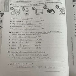 spanish workboook answers