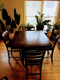 Wood table