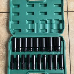 Impact Wrench Set With 1/2 - Inch