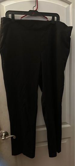 Black slacks with pockets
