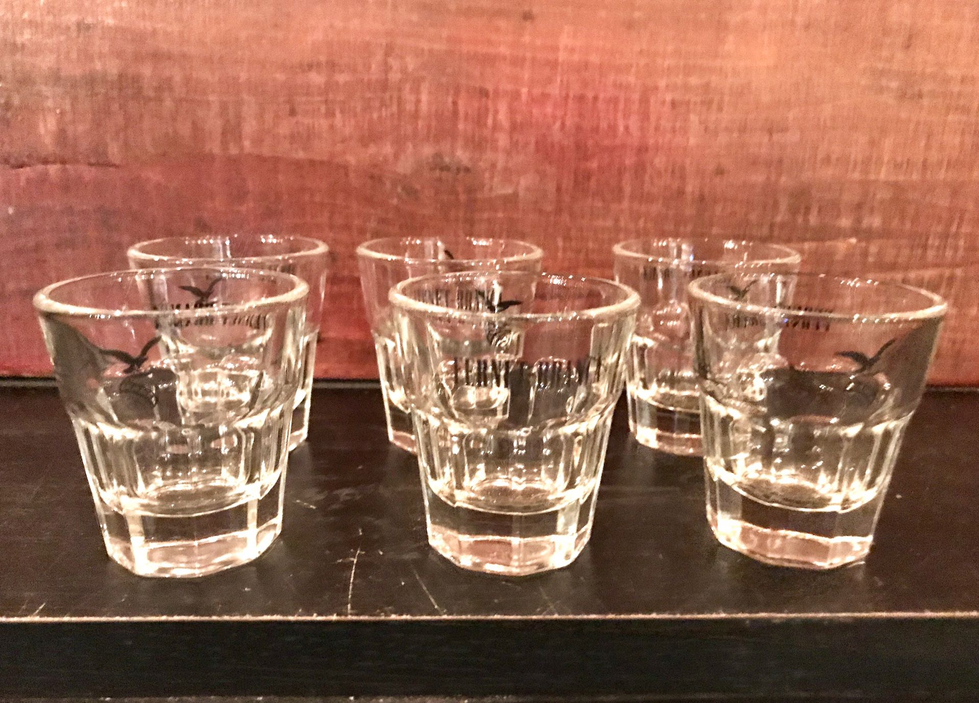 6 Glass Fernet Shot Glasses