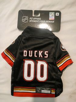 Anaheim Ducks dog jersey