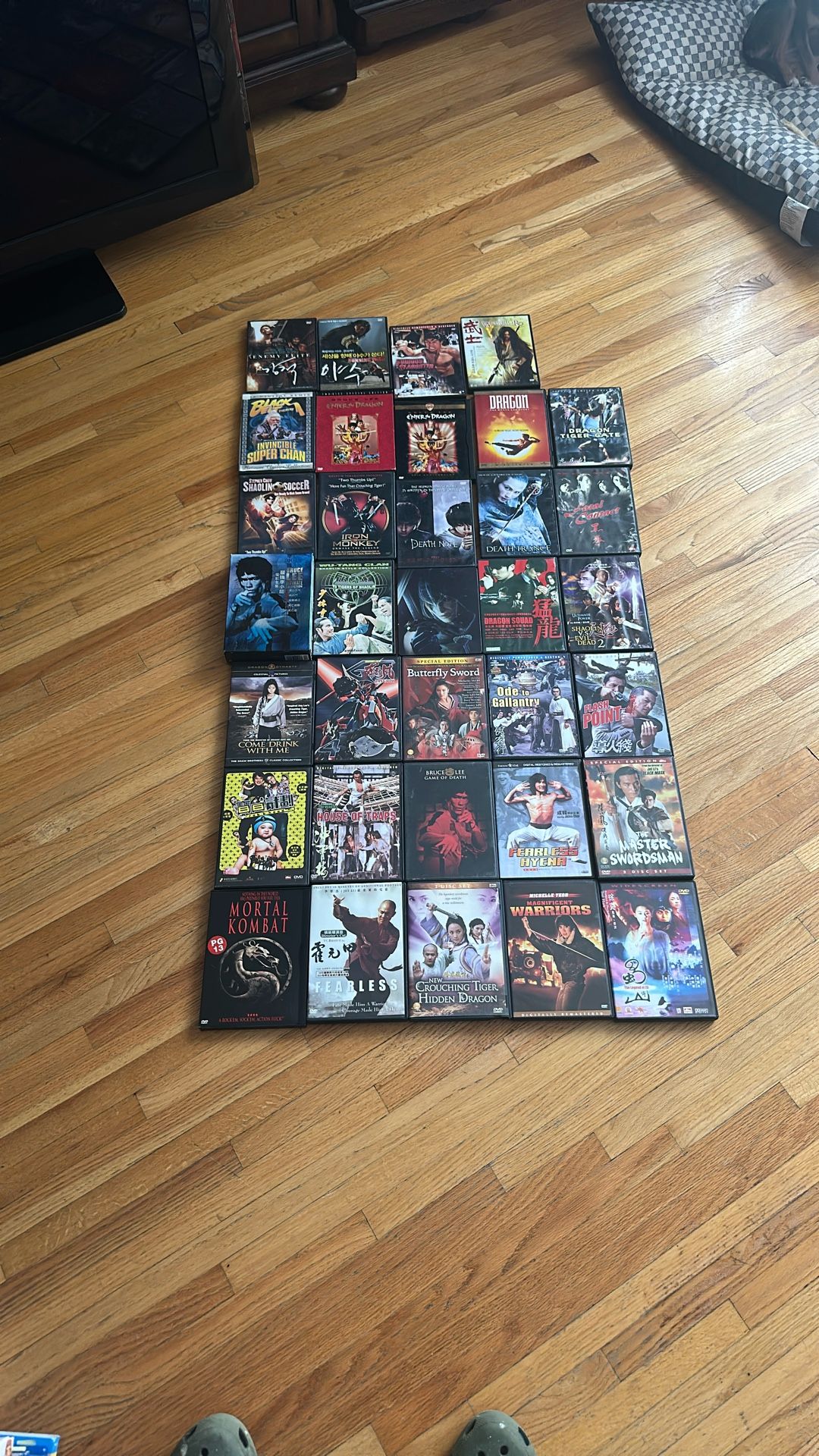 I Have A Lot Of Classic Martial Art DVD moves All In Grate Condition No Scratch’s On Them Price Starting At $5and Up