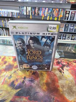Lord of the Rings: The Two Towers (Microsoft Xbox, 2002) W/ Manual & Tested
