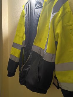 Large neon jacket