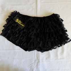 Rave Wonderland Lace Ruffle Woman’s Bottoms Large