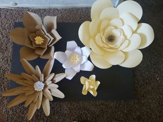 flores de papel