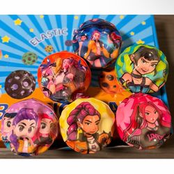 KPop demon hunter bouncing balls