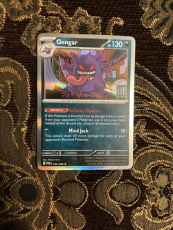 Gengar Holo Rare Pokémon Card 050/088